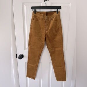 J. Crew Straight Leg Cords in Caramel